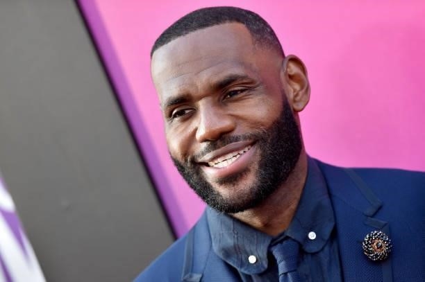 LeBron James attends the Premiere of Warner Bros "Space Jam: A New Legacy
