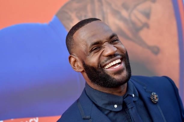LeBron James attends the Premiere of Warner Bros "Space Jam: A New Legacy