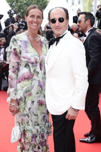Kering Eyewear President and CEO Roberto Vedovotto and his wife attend the "The French Dispatch