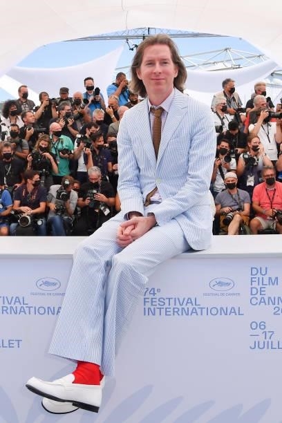 Wes Anderson attends the "The French Dispatch