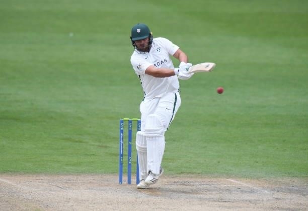 Joe Leach of Worcestershire bats during the LV = Insurance County Championship match between Worcestershire and Warwickshire at New Road on July 13,...