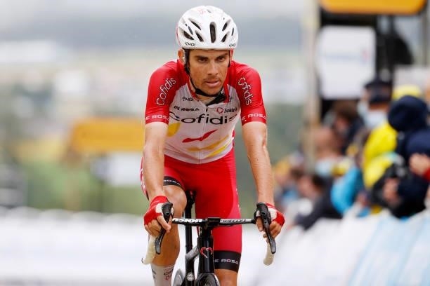 Guillaume Martin of France and Team Cofidis at arrival during the 108th Tour de France 2021, Stage 16 a 169km stage from Pas de la Casa to...