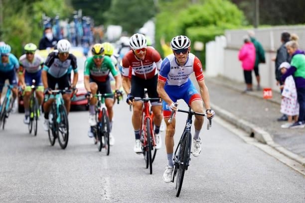 David Gaudu of France and Team Groupama - FDJ in breakaway during the 108th Tour de France 2021, Stage 16 a 169km stage from Pas de la Casa to...