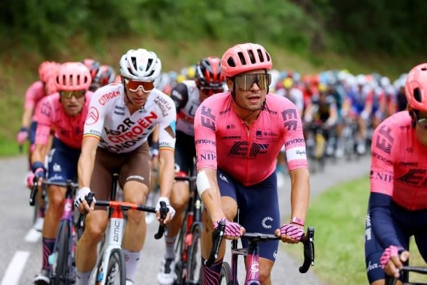 Stefan Bissegger of Switzerland and Team EF Education - Nippo during the 108th Tour de France 2021, Stage 16 a 169km stage from Pas de la Casa to...