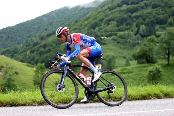 David Gaudu of France and Team Groupama - FDJ during the 108th Tour de France 2021, Stage 16 a 169km stage from Pas de la Casa to Saint-Gaudens /...
