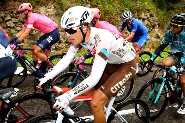 Benoît Cosnefroy of France and AG2R Citroën Team during the 108th Tour de France 2021, Stage 16 a 169km stage from Pas de la Casa to Saint-Gaudens /...