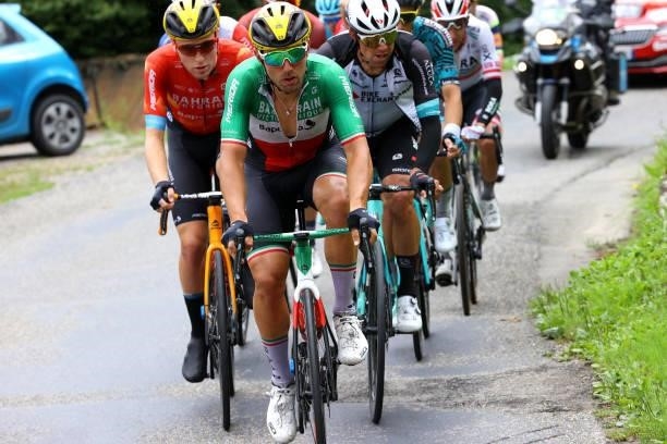 Sonny Colbrelli of Italy and Team Bahrain - Victorious during the 108th Tour de France 2021, Stage 16 a 169km stage from Pas de la Casa to...