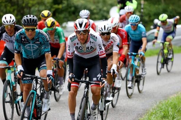 Patrick Konrad of Austria and Team BORA - Hansgrohe during the 108th Tour de France 2021, Stage 16 a 169km stage from Pas de la Casa to Saint-Gaudens...