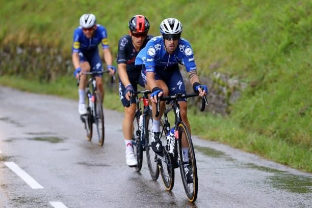 Mattia Cattaneo of Italy and Team Deceuninck - Quick-Step during the 108th Tour de France 2021, Stage 16 a 169km stage from Pas de la Casa to...
