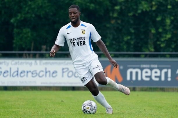 Riechedly Bazoer of Vitesse during the pre-season Friendly match between Vitesse and OFI Kreta at the RKSV Driel Stadion on July 13, 2021 in Driel,...