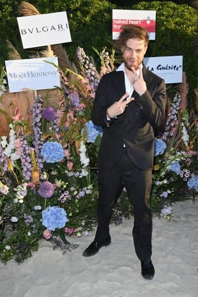 Dillon James attends the Naked Heart France Riviera Dinner 2021 during the 74th annual Cannes Film Festival on July 13, 2021 in Cannes, France.
