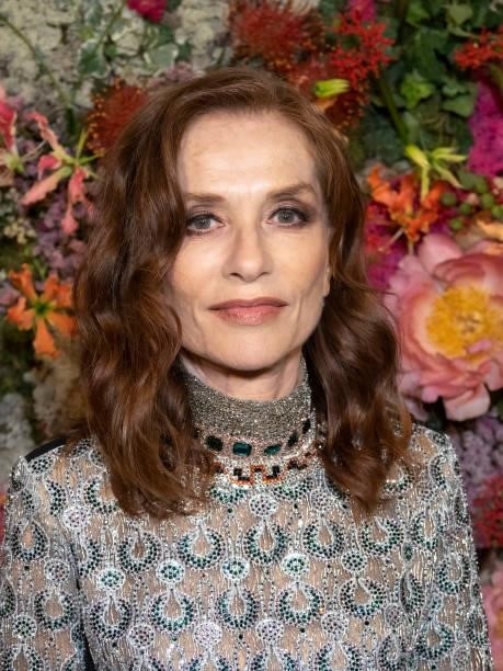 Isabelle Huppert attends the Louis Vuitton Dinner at Fred L'Ecailler during the 74th annual Cannes Film Festival on July 13, 2021 in Cannes, France.