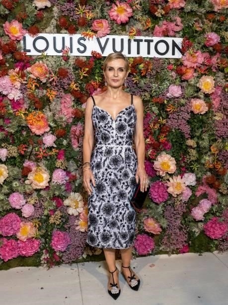 Mélita Toscan du Plantier attends the Louis Vuitton Dinner at Fred L'Ecailler during the 74th annual Cannes Film Festival on July 13, 2021 in Cannes,...