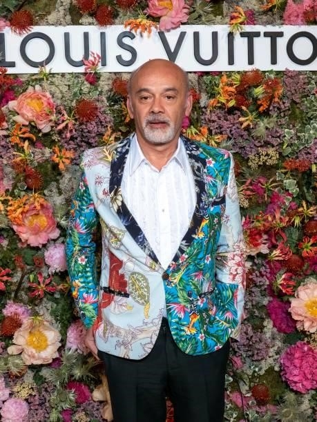 Christian Louboutin attends the Louis Vuitton Dinner at Fred L'Ecailler during the 74th annual Cannes Film Festival on July 13, 2021 in Cannes,...
