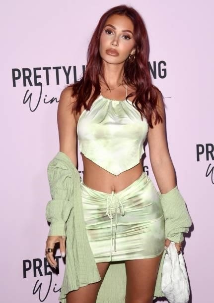 Francesca Farago attends the PLT x Winnie Harlow Event hosted by PrettyLittleThing at La Mesa Lounge and Restaurant on July 14, 2021 in Los Angeles,...