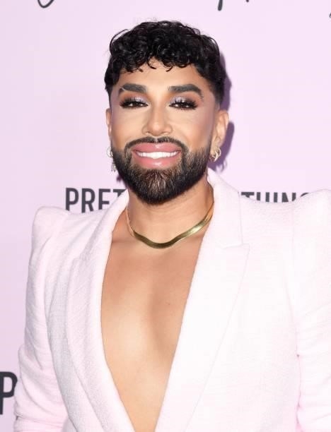 Mac Daddyy attends the PLT x Winnie Harlow Event hosted by PrettyLittleThing at La Mesa Lounge and Restaurant on July 14, 2021 in Los Angeles,...