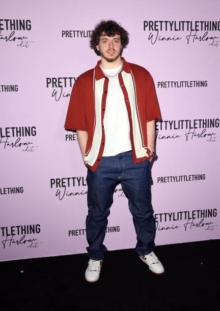 Jack Harlow attends the PLT x Winnie Harlow Event hosted by PrettyLittleThing at La Mesa Lounge and Restaurant on July 14, 2021 in Los Angeles,...