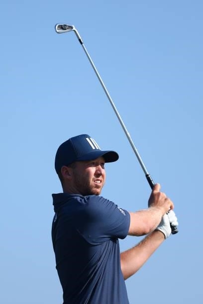 Daniel Berger of The United States during Day One of The 149th Open at Royal St George’s Golf Club on July 15, 2021 in Sandwich, England.