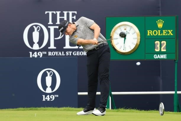 John Catlin of the United States during Day One of The 149th Open at Royal St George’s Golf Club on July 15, 2021 in Sandwich, England.