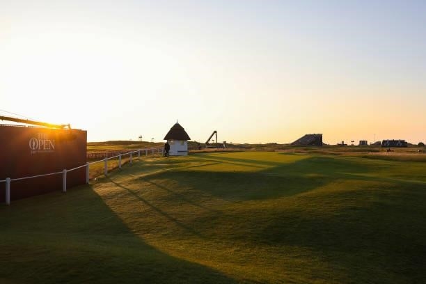 The sun rises ahead of Day One of The 149th Open at Royal St George’s Golf Club on July 15, 2021 in Sandwich, England.