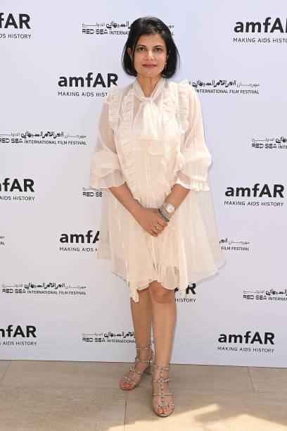 Shivani Pandya attends celebration of Cinema, Pre-amfAR gala lunch hosted by the Red Sea International Film Festival during the 74th annual Cannes...