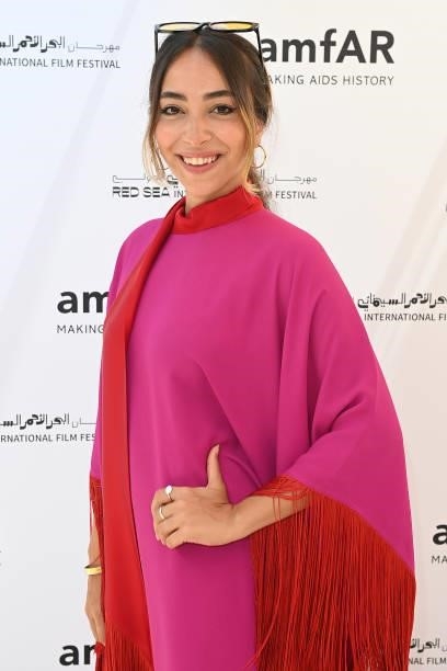 Sarah Taibah attends celebration of Cinema, Pre-amfAR gala lunch hosted by the Red Sea International Film Festival during the 74th annual Cannes Film...