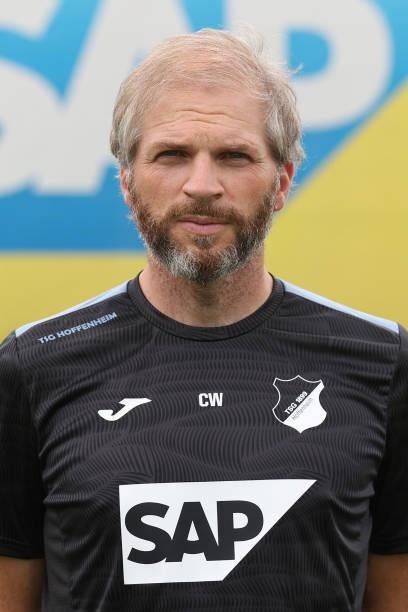 Athletic coach Christian Weigl of TSG Hoffenheim poses during the team presentation at on July 15, 2021 in Sinsheim, Germany.