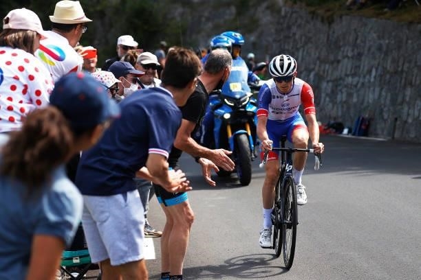 David Gaudu of France and Team Groupama - FDJ during the 108th Tour de France 2021, Stage 18 a 129,7km stage from Pau to Luz Ardiden 1715m / @LeTour...