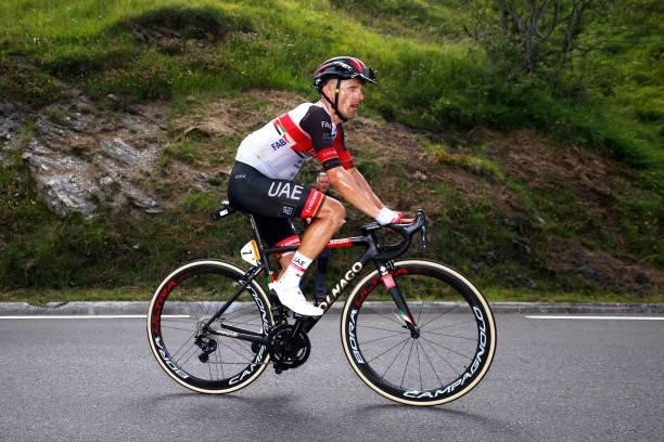 Rafał Majka of Poland and UAE-Team Emirates during the 108th Tour de France 2021, Stage 18 a 129,7km stage from Pau to Luz Ardiden 1715m / @LeTour /...
