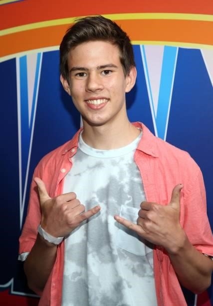 Nathan Kendall attends the Space Jam 2" Cast Premiere Party at Triller House on July 15, 2021 in Los Angeles, California.