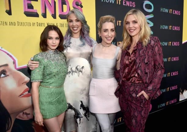 Cailee Spaeny, Whitney Cummings, Zoe Lister-Jones, and Rhea Seehorn attend the Los Angeles Premiere of "How It Ends