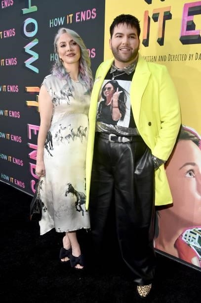 Whitney Cummings and Benton Ray attend the Los Angeles Premiere of "How It Ends