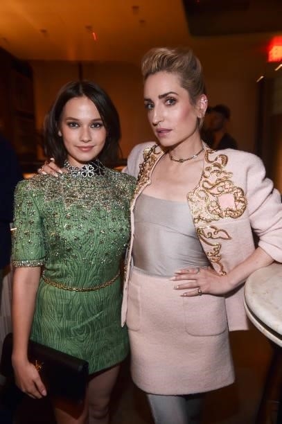 Cailee Spaeny and Zoe Lister-Jones attend the Los Angeles Premiere of "How It Ends