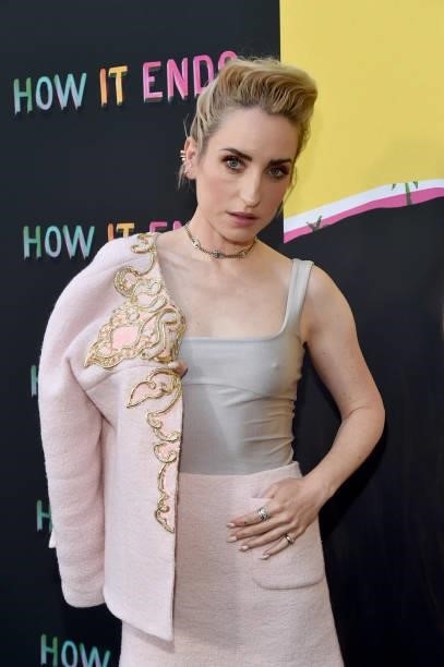 Zoe Lister-Jones attends the Los Angeles Premiere of "How It Ends