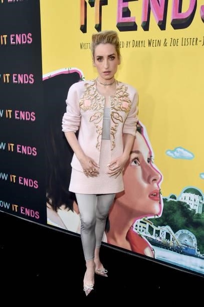 Zoe Lister-Jones attends the Los Angeles Premiere of "How It Ends
