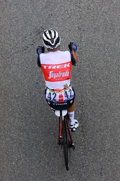 Julien Bernard of France and Team Trek - Segafredo during the 108th Tour de France 2021, Stage 18 a 129,7km stage from Pau to Luz Ardiden 1715m /...