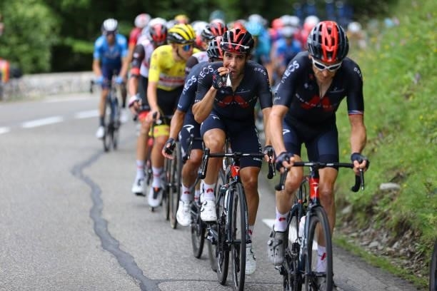 Jonathan Castroviejo of Spain and Team INEOS Grenadiers during the 108th Tour de France 2021, Stage 18 a 129,7km stage from Pau to Luz Ardiden 1715m...