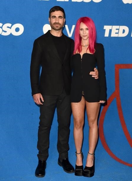Brett Goldstein and Juno Temple attend Apple's "Ted Lasso