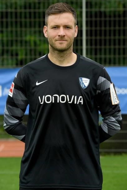 Michael Esser of VfL Bochum poses during the team presentation on July 16, 2021 in Bochum, Germany.