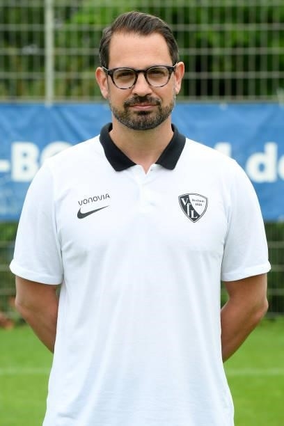 Dr. Andre Schilling of VfL Bochum poses during the team presentation at on July 16, 2021 in Bochum, Germany.