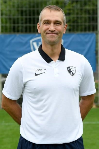 Andreas Pahl of VfL Bochum poses during the team presentation at on July 16, 2021 in Bochum, Germany.
