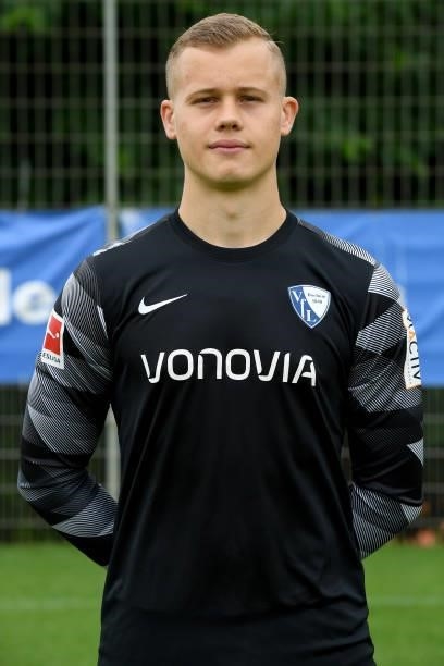Paul Grave of VfL Bochum poses during the team presentation at on July 16, 2021 in Bochum, Germany.