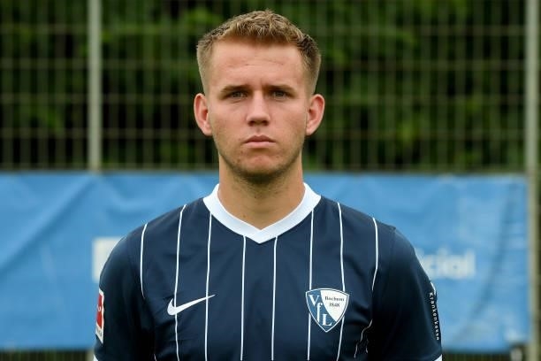 Lars Holtkamp of VfL Bochum poses during the team presentation at on July 16, 2021 in Bochum, Germany.
