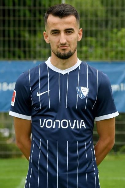 Erhan Masovic of VfL Bochum poses during the team presentation at on July 16, 2021 in Bochum, Germany.