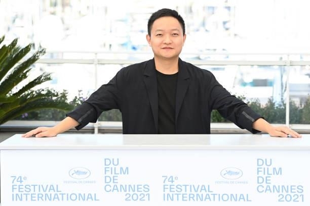 Wu Lang attends the Directors Of Short Movies photocall during the 74th annual Cannes Film Festival on July 17, 2021 in Cannes, France.