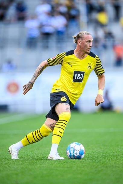 Marius Wolf of Dortmund runs with the ball during the match VfL Bochum against Borussia Dortmund during the 6. Schauinsland-Reisen Cup Der...