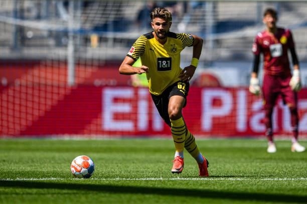 Antonios Papadopoulos of Dortmund runs with the ball during the match VfL Bochum against Borussia Dortmund during the 6. Schauinsland-Reisen Cup Der...