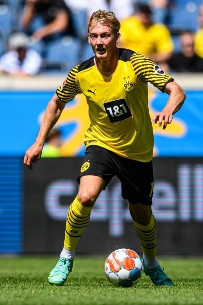 Julian Brandt of Dortmund runs with the ball during the match VfL Bochum against Borussia Dortmund during the 6. Schauinsland-Reisen Cup Der...