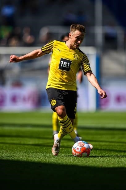 Felix Passlack of Dortmund runs with the ball during the match VfL Bochum against Borussia Dortmund during the 6. Schauinsland-Reisen Cup Der...