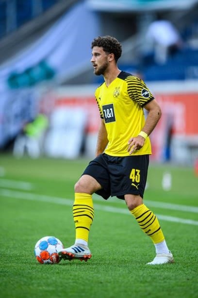 Albin Thaqi of Dortmund runs with the ball during the match VfL Bochum against Borussia Dortmund during the 6. Schauinsland-Reisen Cup Der...